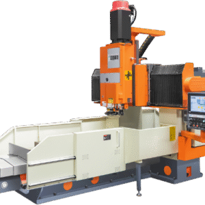Fixed beam dual spindle CNC gantry milling machine